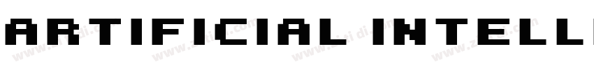Artificial intelligence字体转换